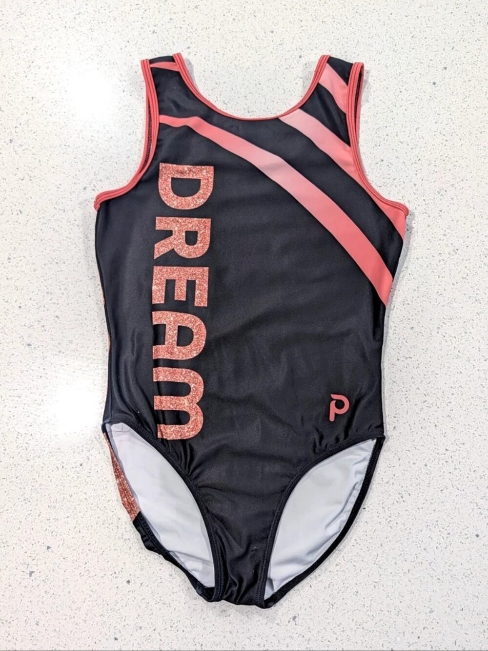 LIMITED EDITION Plum Gymnastics Dance Leotard AM Adult Medium DREAM OF GOLD
